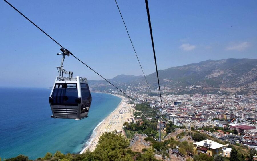 Alanya:4x4 Jeep Safari and Cave Tour With Lunch At Dim River - Mediterranean views from the highest point