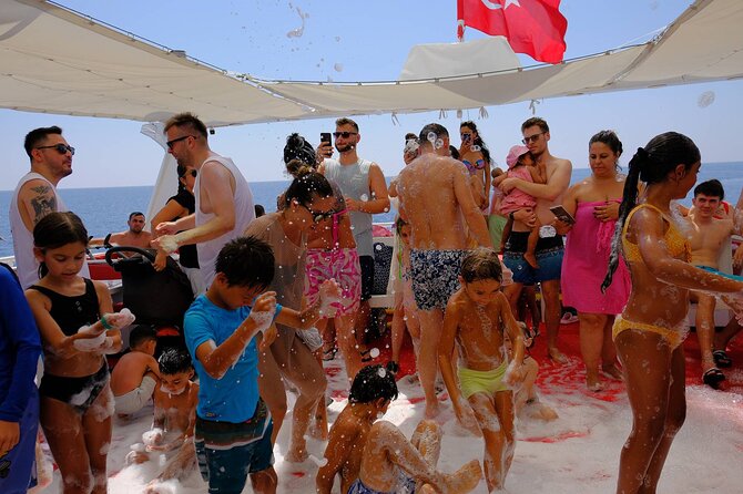 Alanya Boat Trip w/Unlimited Drinks & Lunch (Free Hotel Transfer) - Old Shipyard and the Pirate/Lovers/Phosphorus Caves