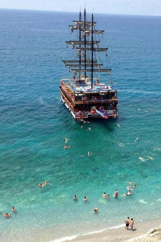 Alanya: Catamaran Boat Tour with Snorkeling and BBQ Lunch - The bay-by-bay swim plan (and how to use it)