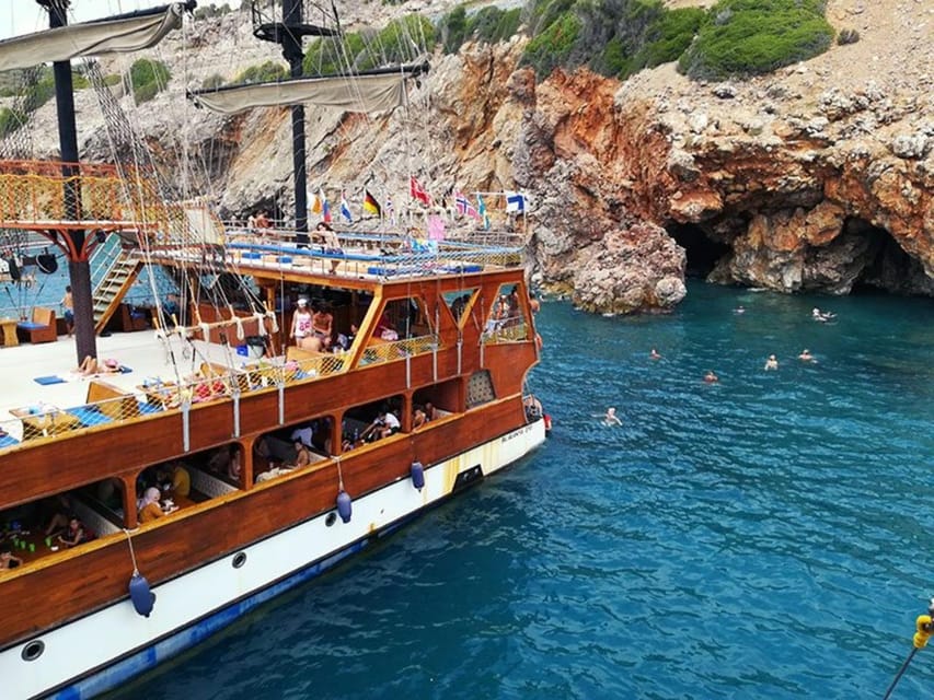 Alanya: Catamaran Boat Tour with Snorkeling and BBQ Lunch - Views you’ll remember: Alanya Castle and the Red Tower from the water