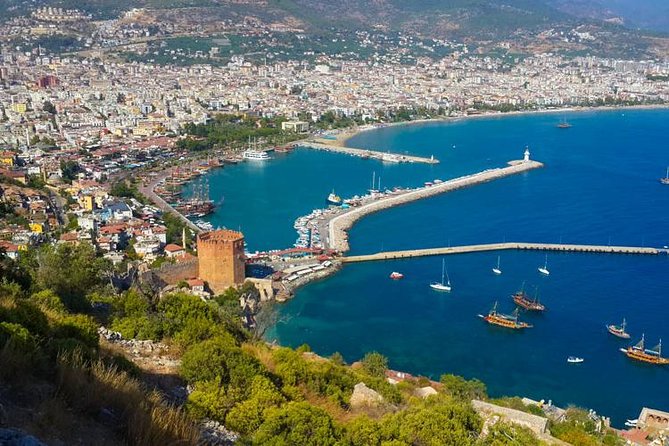 Alanya Catamaran Boat Tour with Sunbathing Swimming & Snorkelling - Alanya’s best views come from the water