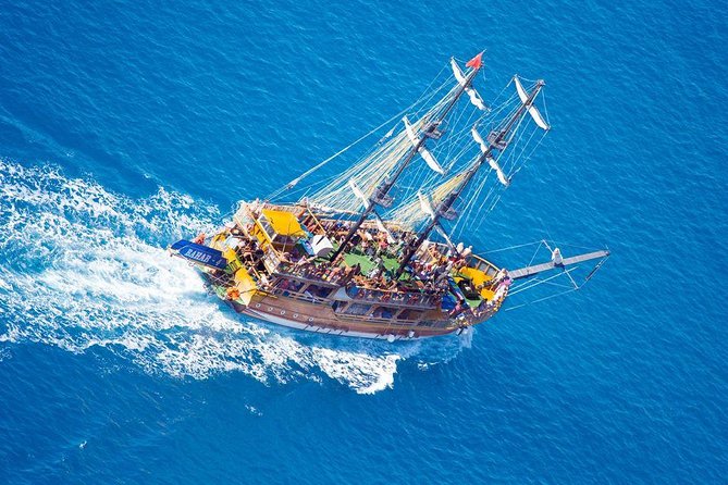 Alanya Catamaran Boat Tour with Sunbathing Swimming & Snorkelling - How the day feels: 5 hours, 3–4 swim breaks, and pacing