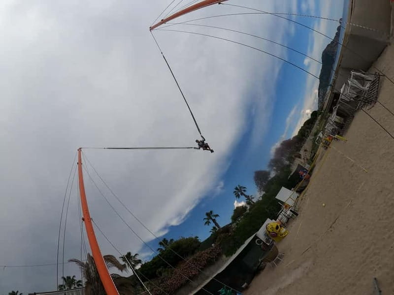 Alanya: Human Slingshot (Reverse Bungee, Catapult Bungee) - Where the Launch Platform Is: Iy Illusion Palm Beach on the Sand