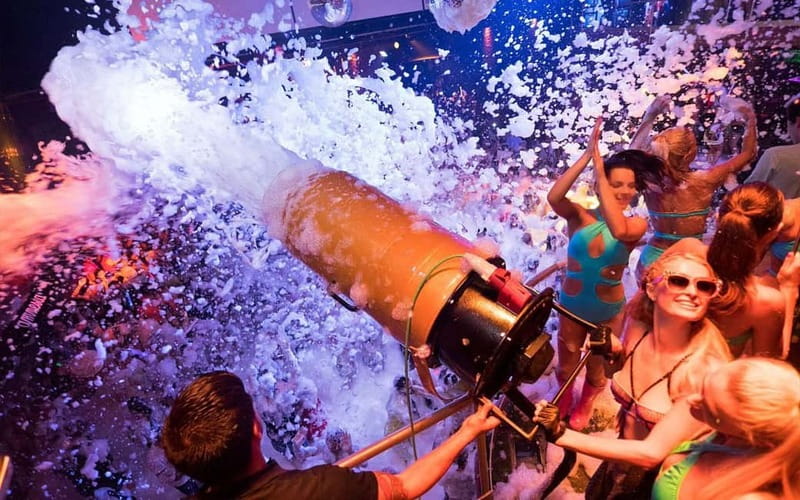 Alanya Optional Alcoholic Sunset Boat Cruise and Foam Party - Live crew entertainment, fish-feeding stop, and onboard animations