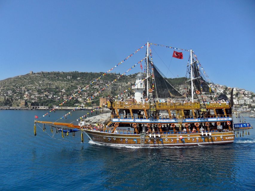 Alanya: Pirate Boat Tour with Unlimited Soft Drinks & Lunch - Key highlights to know before you go