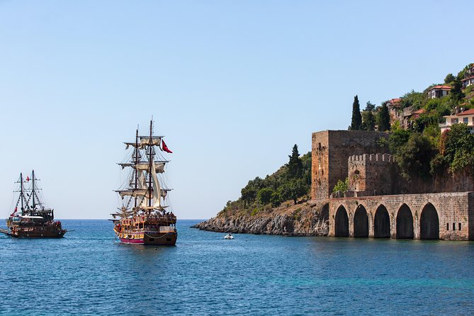 Alanya Pirate Boat with Lunch and Drinks - Cave Stops: Pirates Cave, Lover’s Cave, and Phosphorous Cave