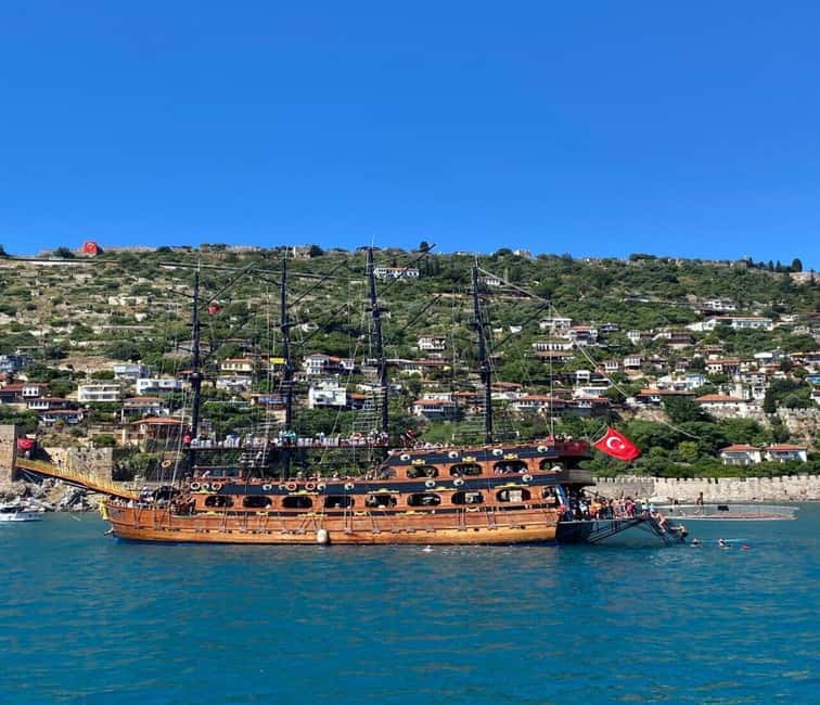 Alanya: Pirate Boat with Lunch and Unlimited Drinks - Pirate-ship sailing off Alanya’s coast: the vibe you’re paying for