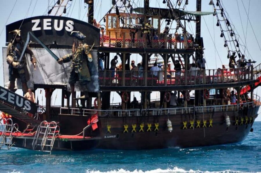 Alanya Pirate Cruise: Swim, Lunch & Unlimited Soft +Transfer - The Cruise Route: How You See Alanya Castle and the Red Tower