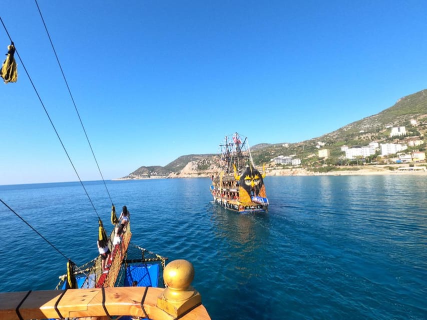Alanya: Pirates Boat Trip with Lunch and Hotel Pickup - Ulas Beach After Lunch: Snorkel Gear and Another Swim Reset