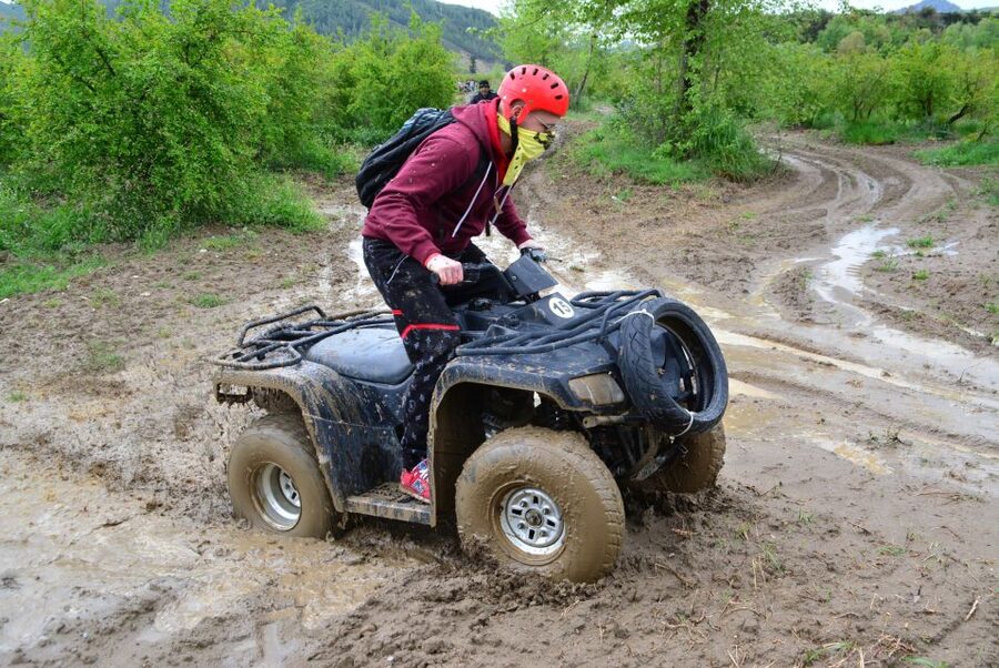 Alanya: Quad Bike Safari - Following the Tour Leader Near the Alara River
