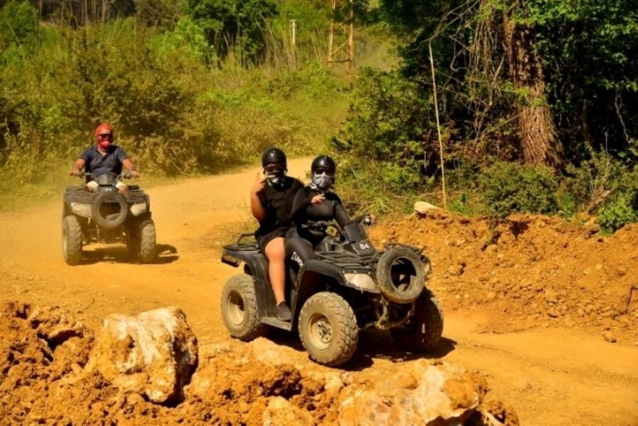 Alanya Quad Safari Tour 3 Hour - Track driving on the way back: more control, less uncertainty