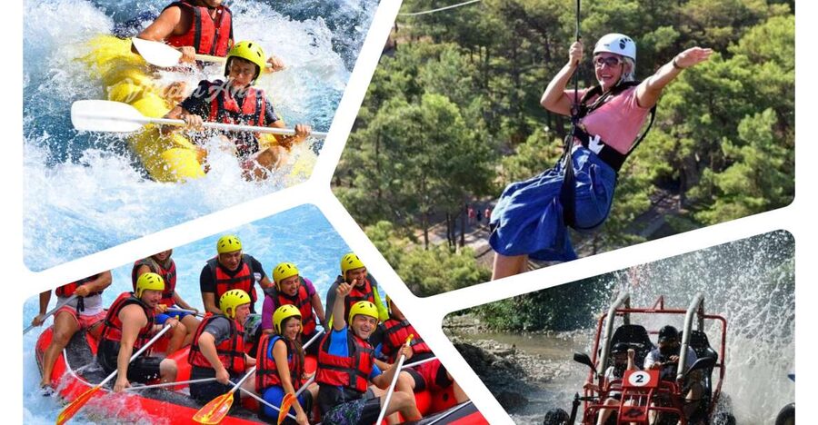 Alanya : Rafting, Quad/ Buggy & Zipline Adventure Combo Tour - Rafting in Köprülü Canyon: 7 km on the Köprüçay River