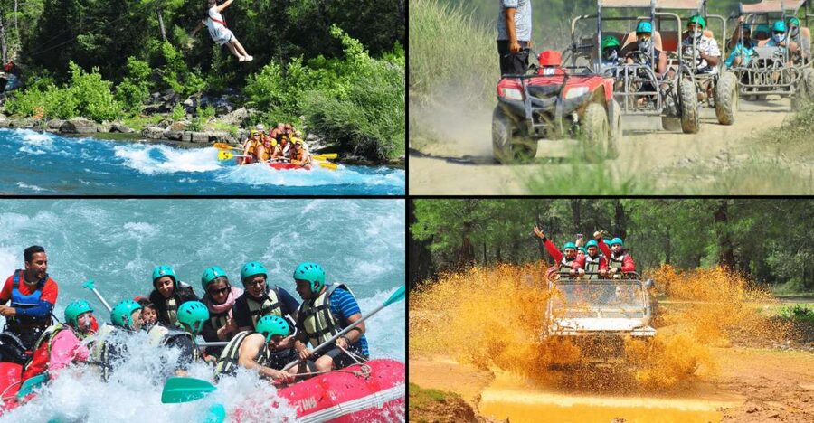 Alanya: Rafting, Zipline, Quad, Buggy, Jeep Tour with Lunch - Pickup and the long-day reality from Alanya