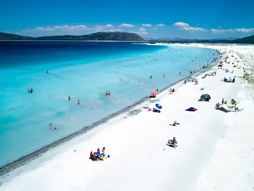 Alanya, Side, Antalya To Pamukkale & Salda Lake A Magical - Salda Lake: the Turkish Maldives stop with white sand color