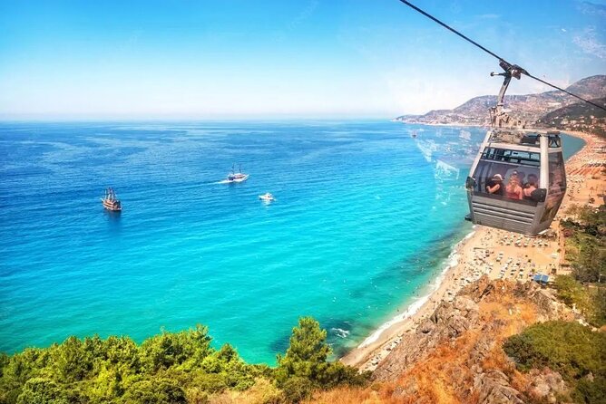 Alanya Sunset City Tour with Cable Car & Transfer by 4x4 Jeep - Cable car up to Alanya Castle: sunset views over city and Taurus Mountains