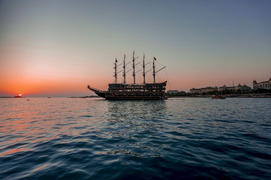 Alanya: Sunset Cruise and Party Boat - The Sunset Route: Alanya Coastline, Castle, and Red Tower from the Sea