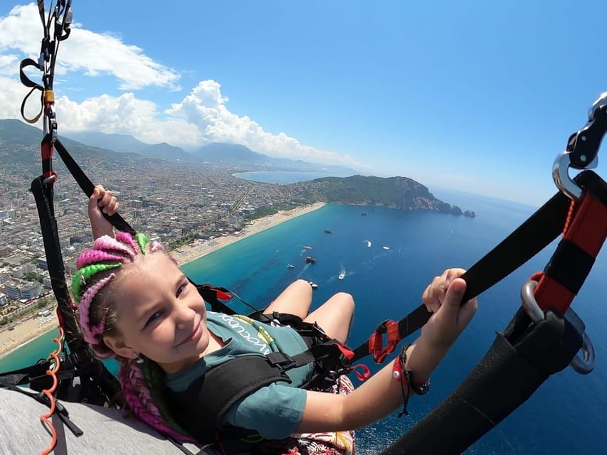 Alanya: Tandem Paragliding Flight to Cleopatra Beach - The views: Alanya coastline, sea, mountains, and town streets