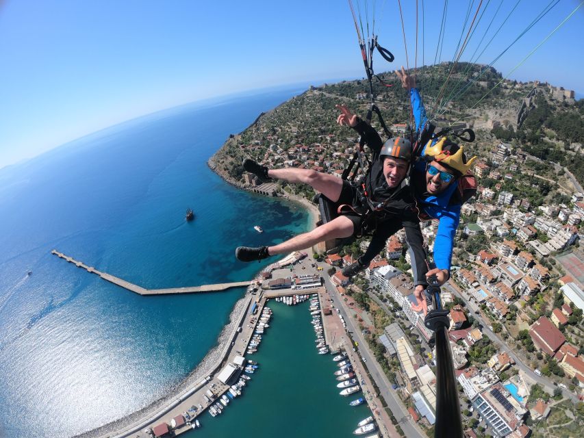 Alanya: Tandem Paragliding Over a Castle and the Sea - Before Takeoff: Briefing, Equipment, and Safety First