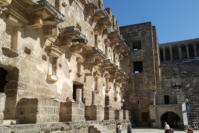Alanya to Aspendos, Kursunlu Waterfalls and City of Side Tour - Stop 1: Side Ancient City — Wandering the Roman Streets