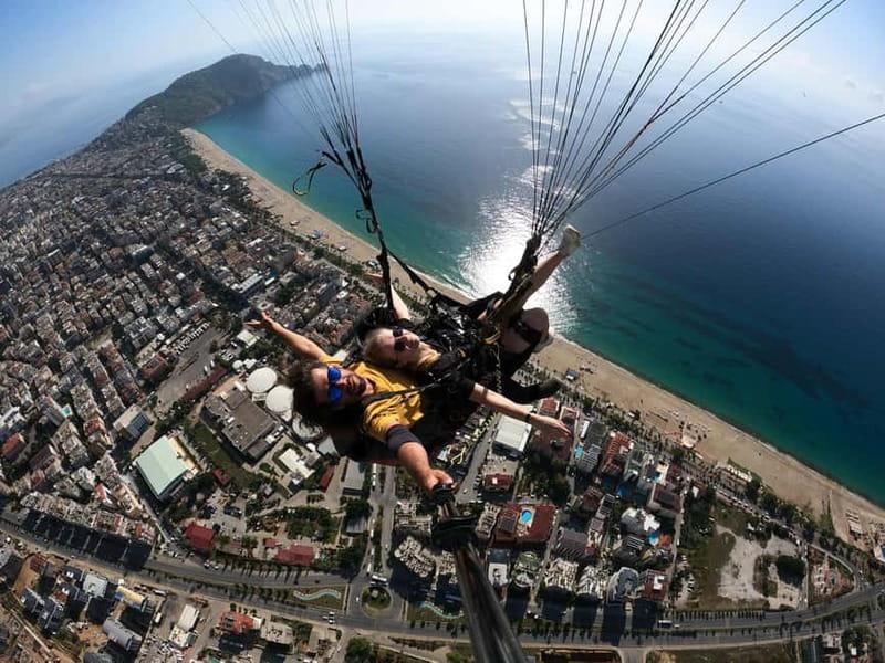 Antalya-Belek-City of Side: Tandem Paragliding With Transfer - In the air over Alanya: views you can’t get from the ground