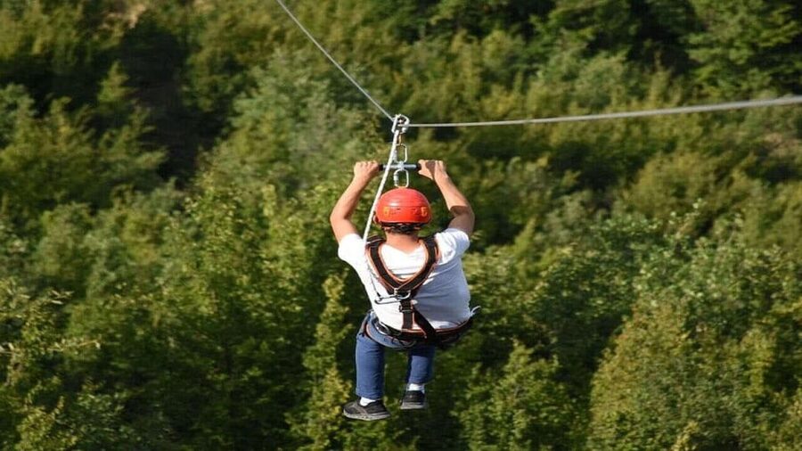 Antalya: Rafting with Lunch and Zipline/ATV or Jeep Option - Zipline Over the Canyon: Short Flight, Big Perk