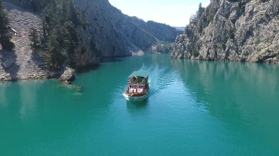 City of Side: Green Canyon Tour w/ Boat, Lunch & Fishing - Pickup From Side and the Long Drive to Oymapınar Dam