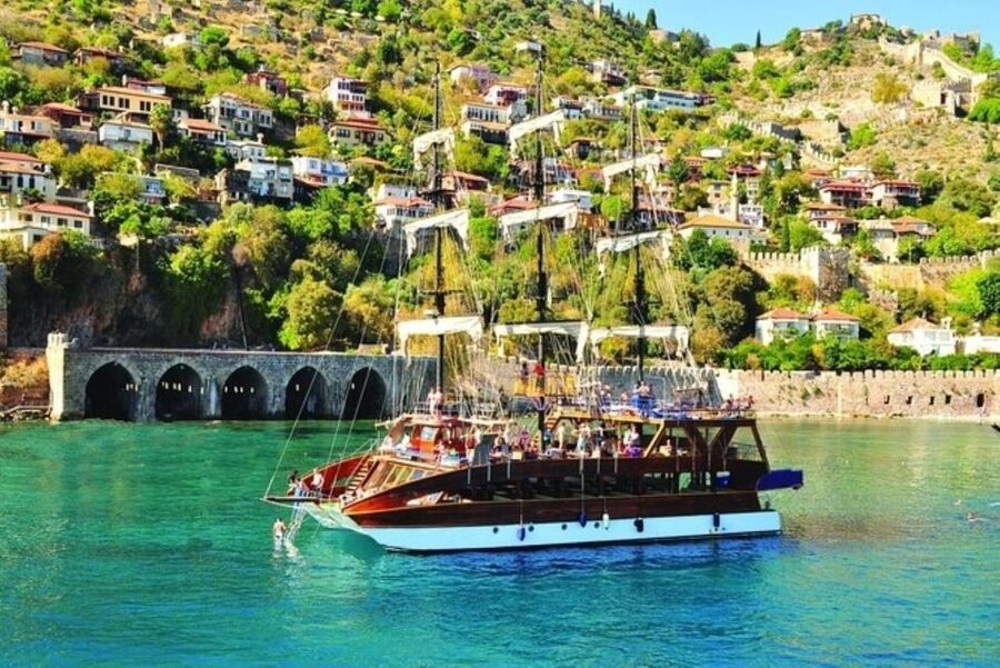 Explore Alanya's Beauty Catamaran Boat Tour - Cleopatra Beach: the famous name you can actually swim at
