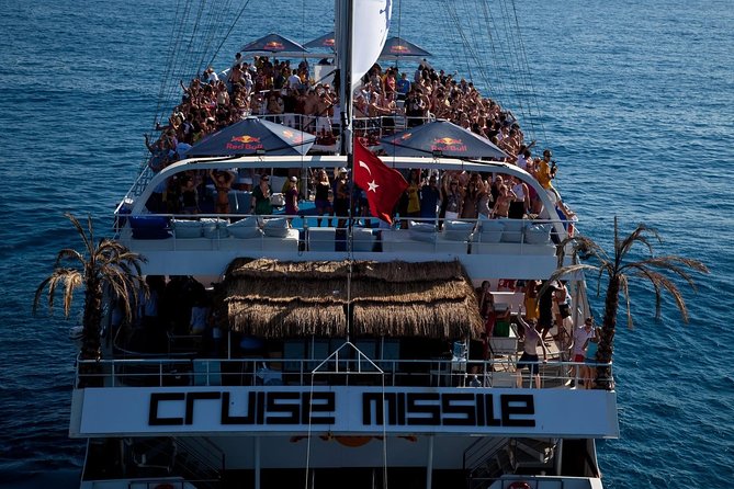 From Alanya & Side: Transfer to the Night Disco Boat Tour - Stop 2: cruising the coast and seeing Alanya Castle at night