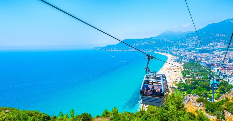 From Side: Alanya Tour with Lunch, Boat Trip, and Cable Car - Panoramic Boat Trip From Alanya Harbor: Views, Caves, and a Cold Ride