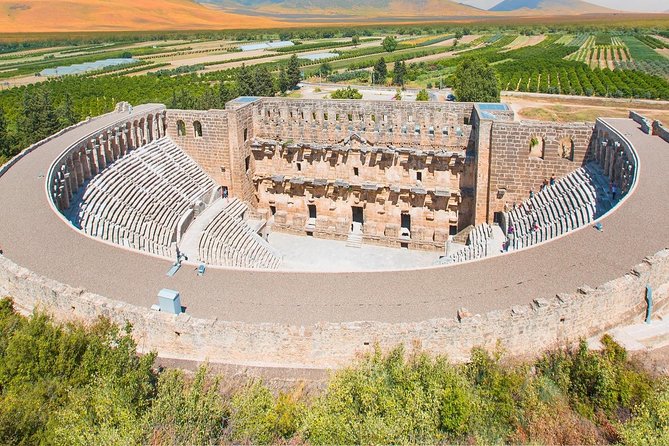 Full-Day Tour of Kursunlu Waterfalls, Aspendos, and Ancient Ruins of Side From Alanya - Side ancient ruins: longer time, more variety, easier value