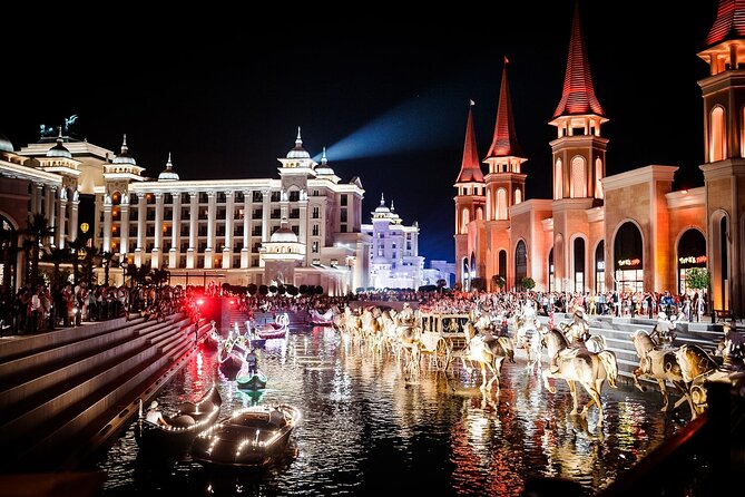 Land of Legends Night Show with transfer from Alanya - First Stop: Arrive at the Land of Legends Shopping Avenue
