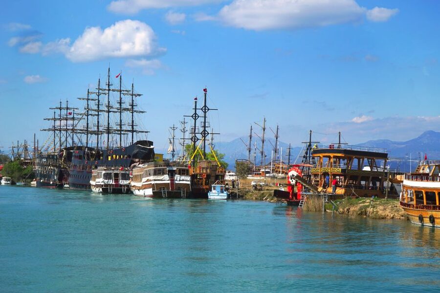 Manavgat Cruise & Grand Bazaar w/Lunch and Unlimited Drinks - On-Board BBQ Lunch and Unlimited Soft Drinks: Solid Value at $41