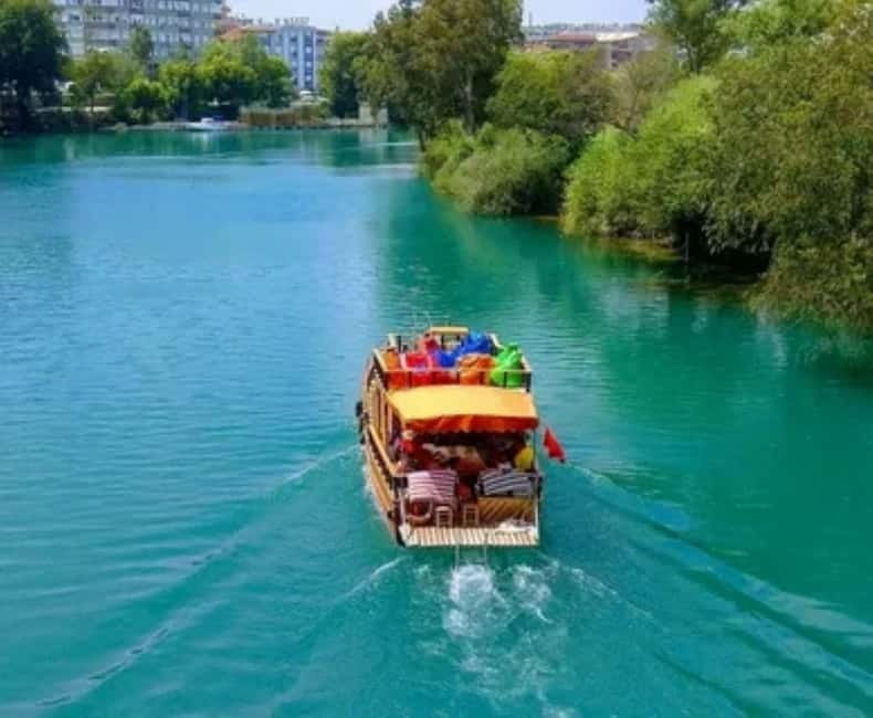 Manavgat River Cruise & Bazaar +Waterfall Tour: Side, Alanya - The 2-Hour Manavgat River Cruise and Where You Actually Swim
