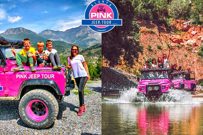 PINK JEEP TOUR - Alanya Jeep Safari - Dimcay stop: lunch by the river and the cool-water moment