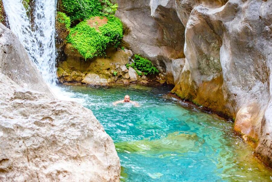 Sapadere Tour with Dimçay Lunch, Cave, Tropical Fruit Garden - Dim Cave: cool air, long chambers, and a far-end underground lake