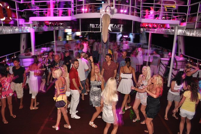 Starcraft Alanya Night Party Boat - Hotel Pickup, Meeting Point, and 9:00 pm Timing